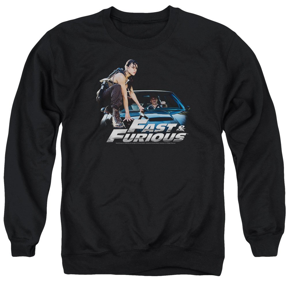 Fast and The Furious Movie Inspired Unisex Crewneck Sweatshirt for Men & Women - Comfortable Casual Wear for Movie Nights & Street Style