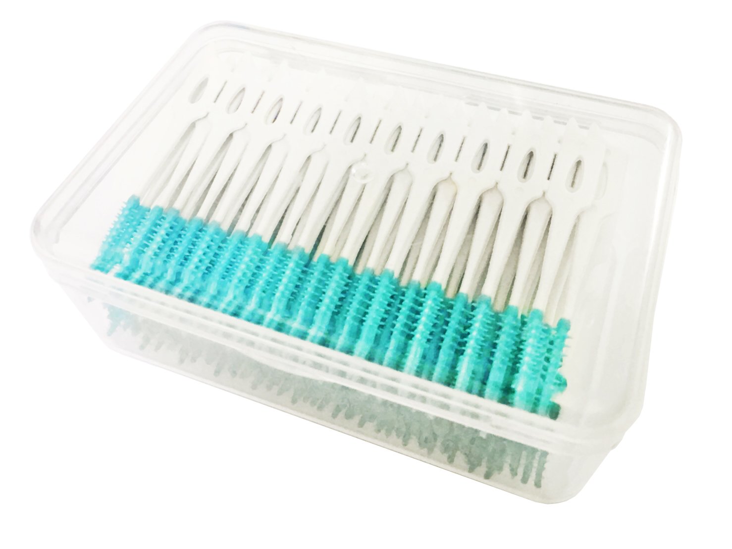240pcs Soft Rubber Bristles Interdental Brushes - Pointed End for Easy Teeth Gap Cleaning | Perfect for Travel, Home & Office Oral Care
