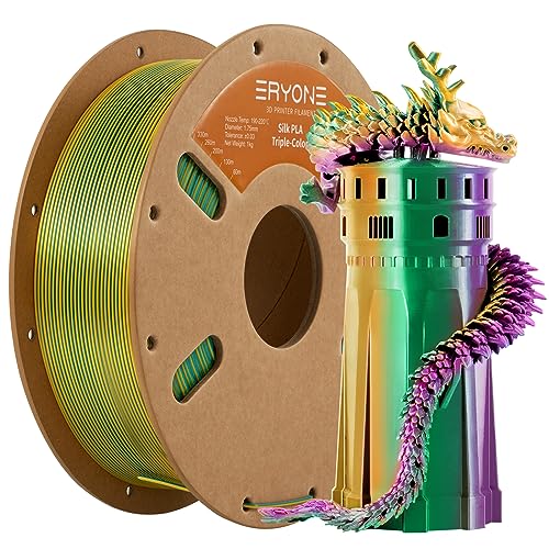 Triple Silk Green Purple Yellow