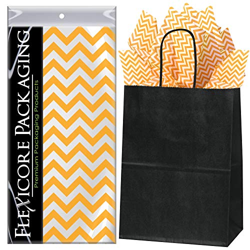 Tangerine Orange Chevron