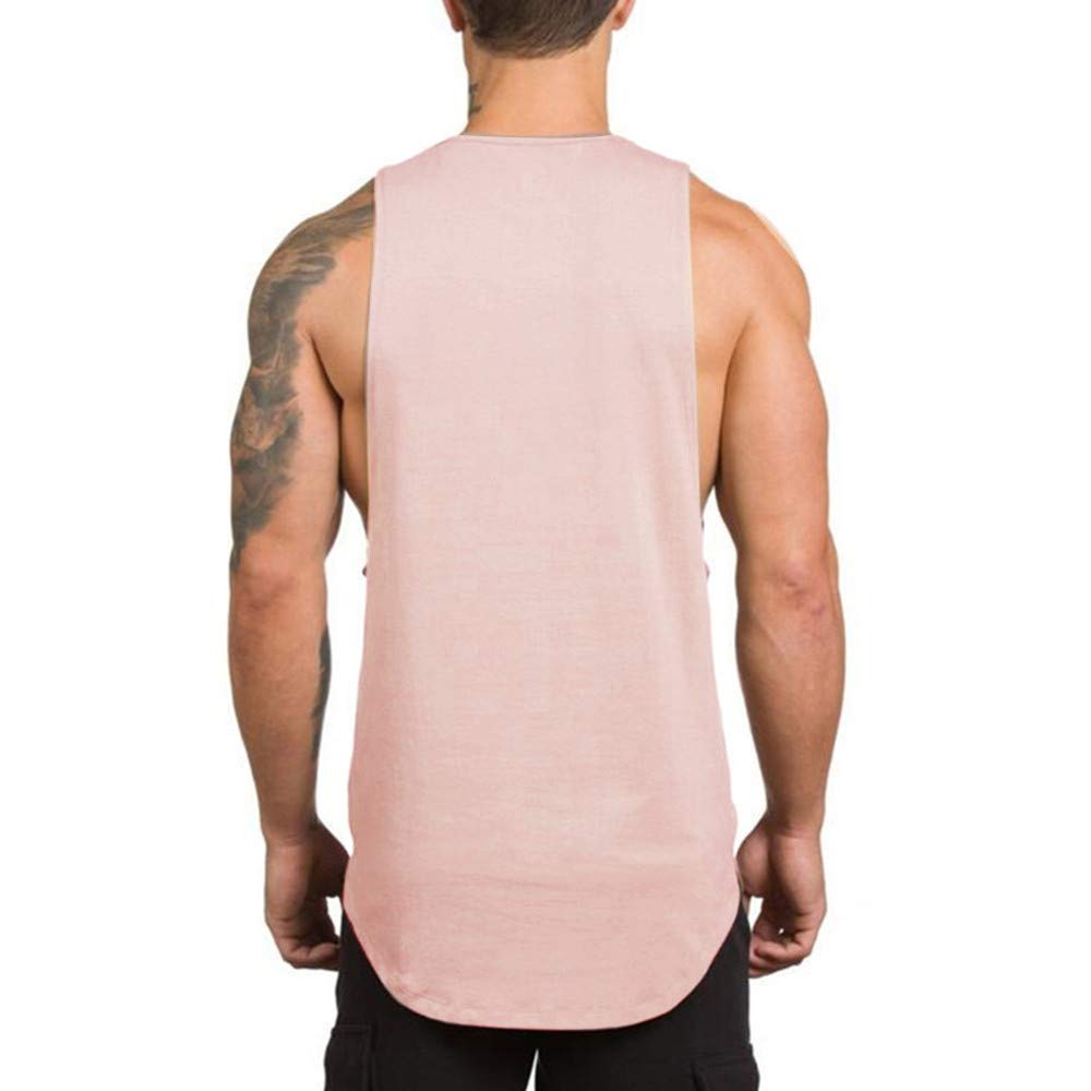 GOKKILRW Men's Muscle Cut Off Gym Tank Top - Workout Stringer Shirt for Bodybuilding & Fitness - Breathable Sleeveless Athletic T-Shirt - Perfect for Weightlifting, CrossFit & Summer Training