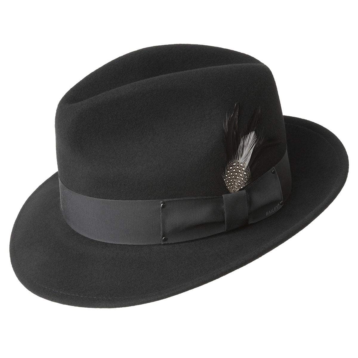 Bailey of Hollywood Men's Blixen Hat - Classic Wool Fedora for Men | Perfect for Outdoor Adventures, Casual Wear & Special Occasions