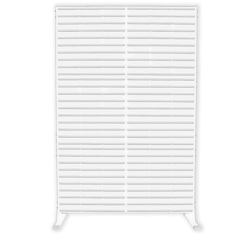 White/Horizontal Slat