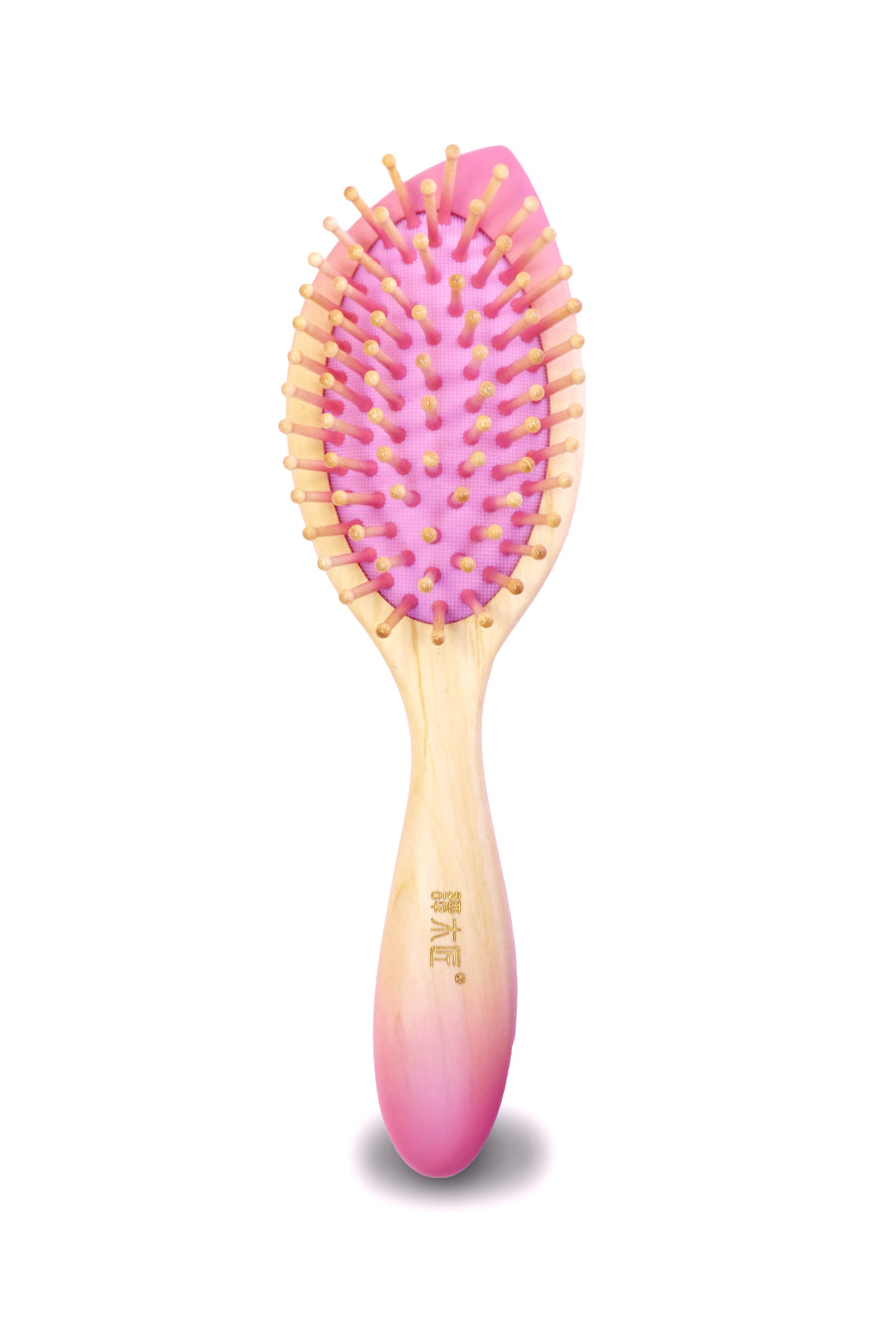 Petal Pink Hair Brush for Women - Detangling & Styling Hair Brush for Smooth, Shiny Hair - Perfect for Daily Use, Travel & Salon Styling
