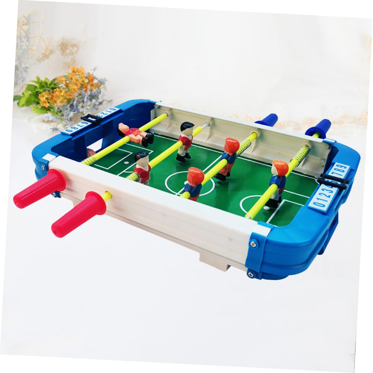 HONMEET Foosball Table Game - Kids Desktop Football Toy for Boys & Girls - Fun Indoor Game for Family, Parties & Office Play