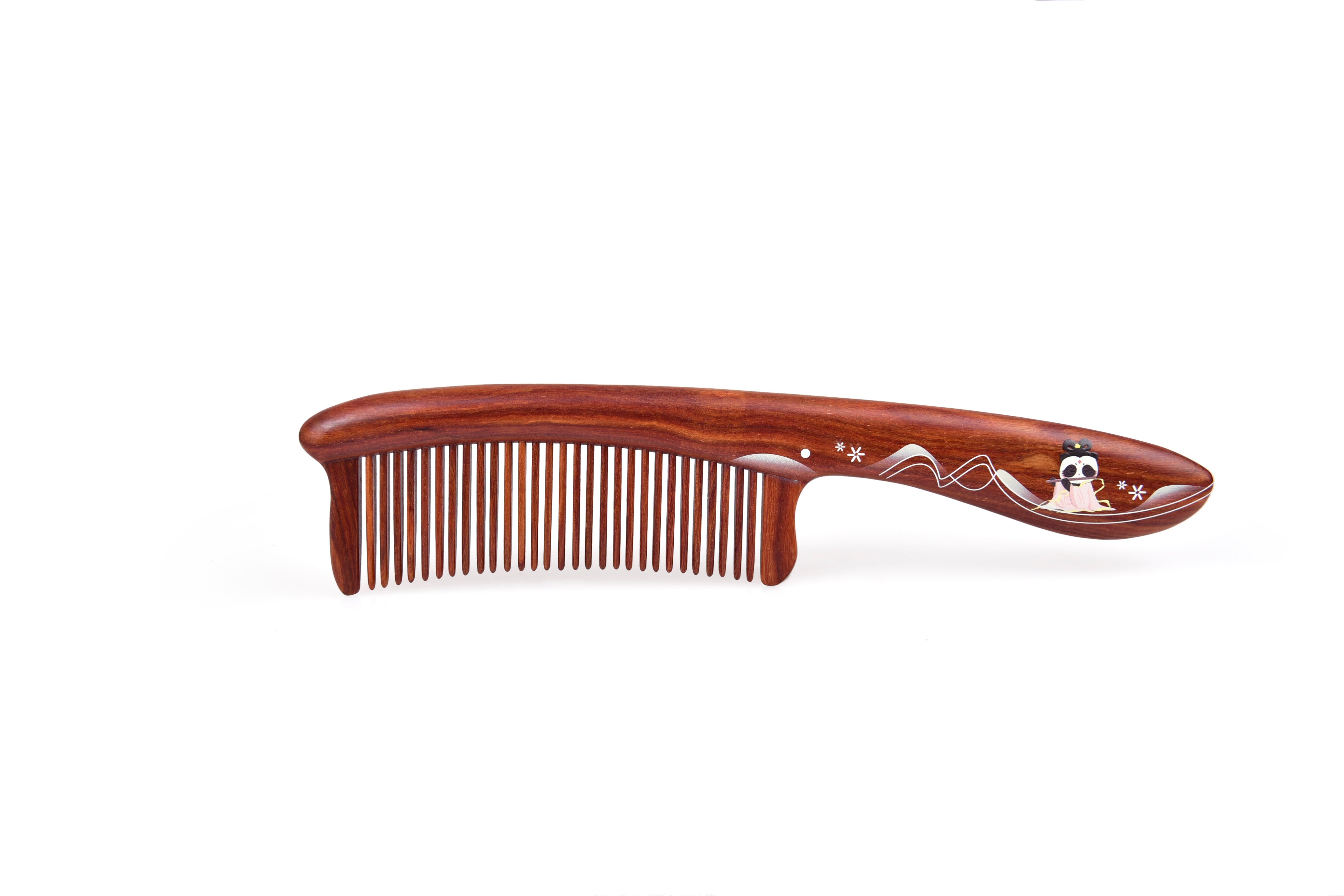 Elegant Jade Flute Hair Comb - Handcrafted Hair Accessory for Women | Perfect for Weddings, Prom & Special Occasions