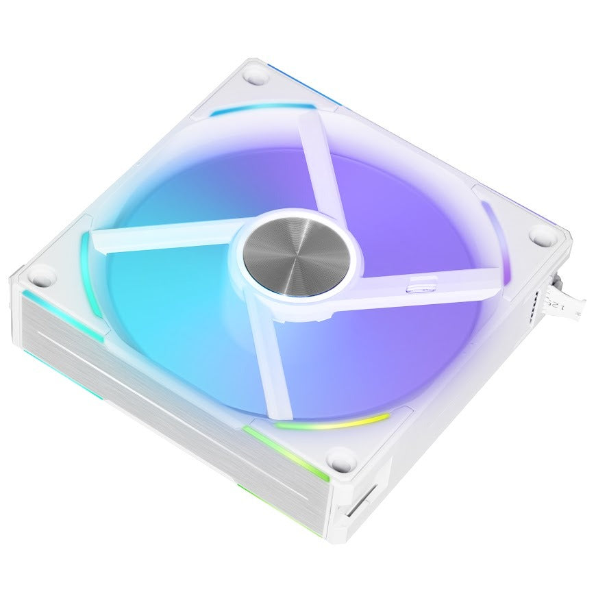 Lian Li UNI FAN AL120 V2 120mm RGB PWM PC Case Fan - High Performance Cooling for Gaming PC & Workstation (Black/White) - Perfect for Custom PC Builds, Liquid Cooling & Silent Operation