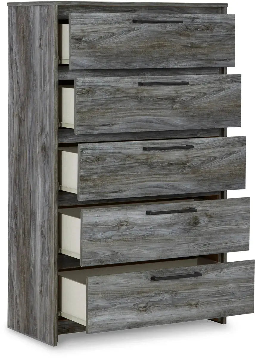 Baystorm Nightstand B221 - Modern Bedside Table with Drawer, Wooden Night Stand for Bedroom, Perfect for Small Spaces & Apartment Living