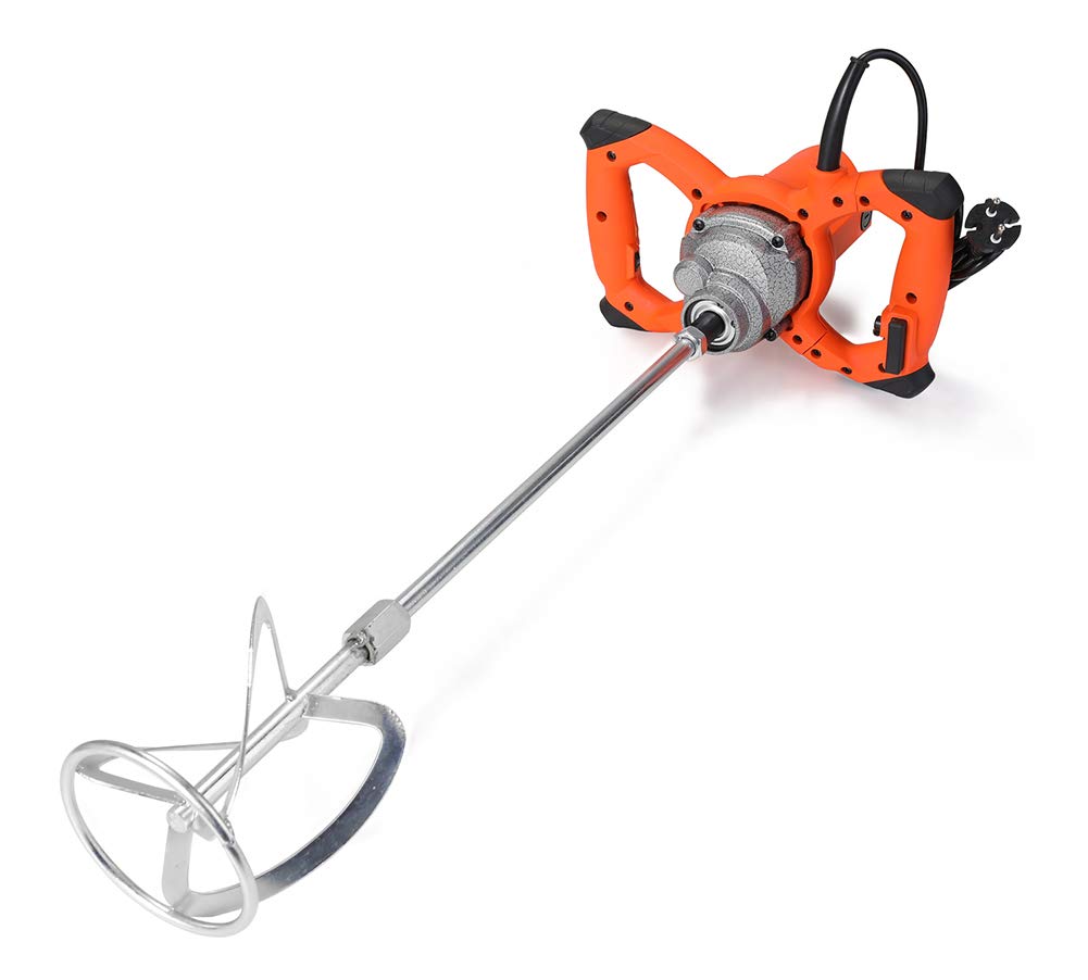 220V Electric Paddle Mixer - 2380W Handheld Paint & Mortar Blender, 0-1100 RPM, 50cm Shaft - Ideal for Mixing Cement, Paint, Mortar - Perfect for Construction, DIY Projects & Home Renovations