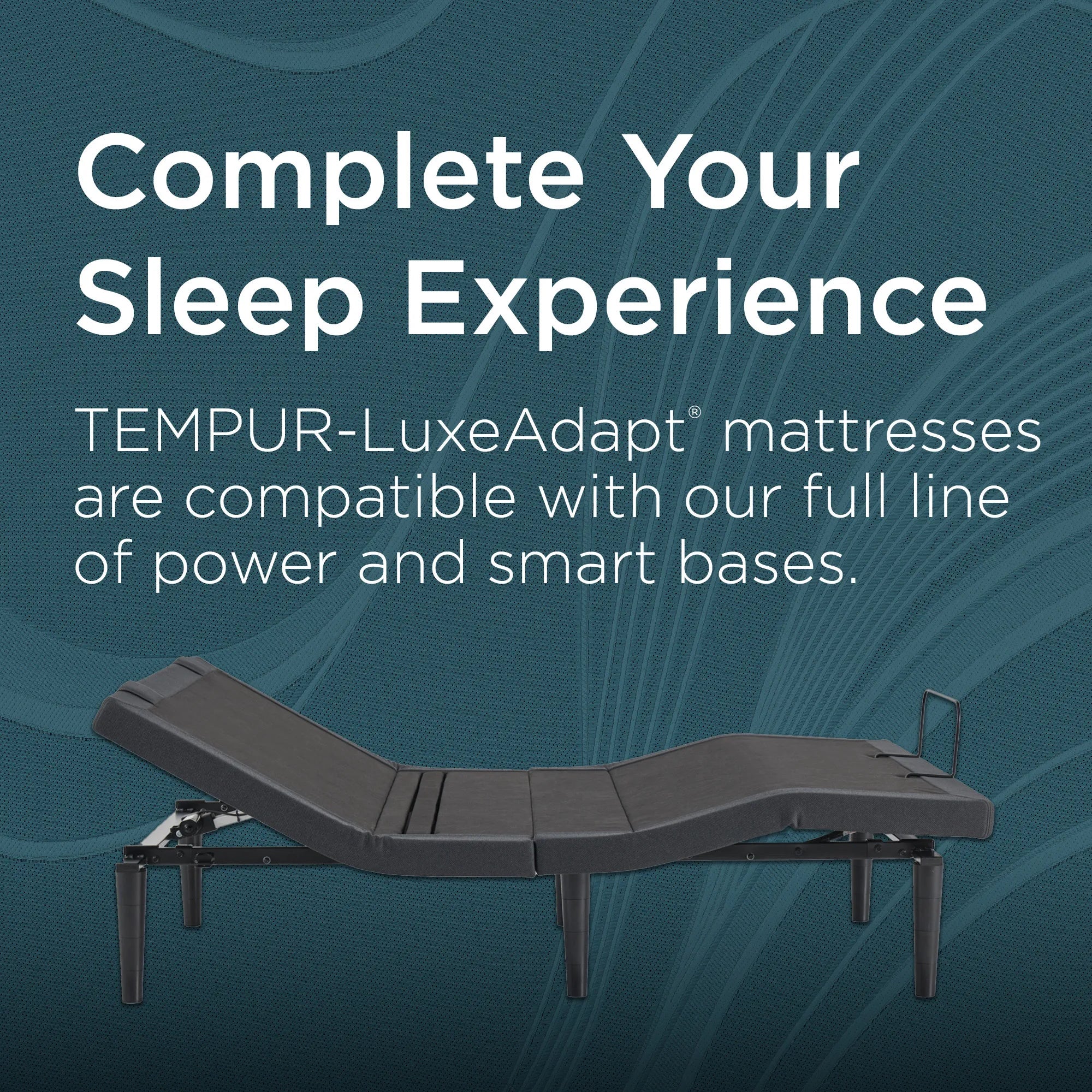 TEMPUR LuxeAdapt® Medium Hybrid Mattress - Premium Memory Foam & Spring Support for Back Pain Relief - Perfect for Side, Back & Stomach Sleepers - Ideal for Master Bedroom & Guest Room Use