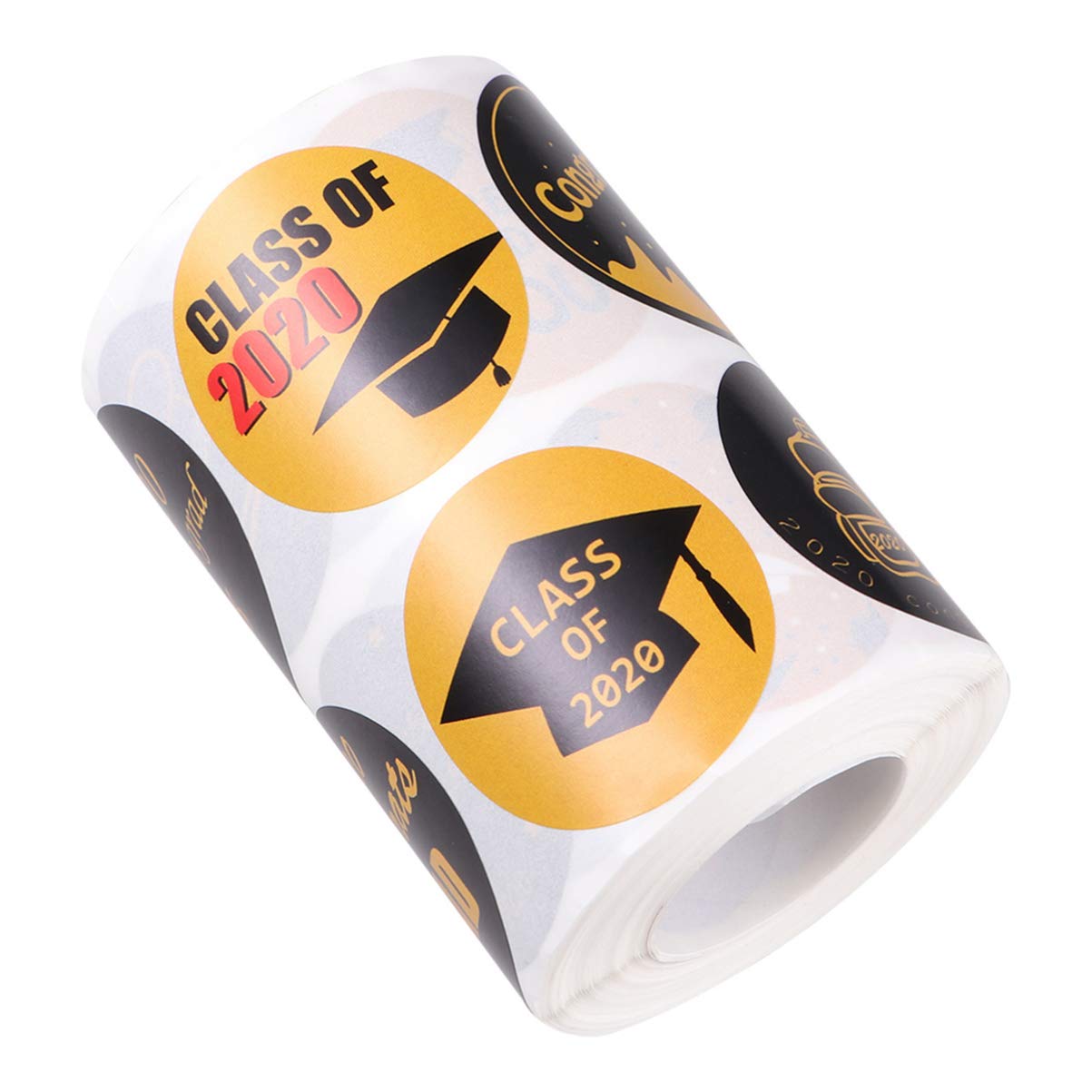 PRETYZOOM 720pcs Graduation Stickers - Class of 2020 Adhesive Seals, Decorative Envelope Labels for Graduation Party Supplies | Perfect for Diploma Covers, Invitations & Gift Wrapping