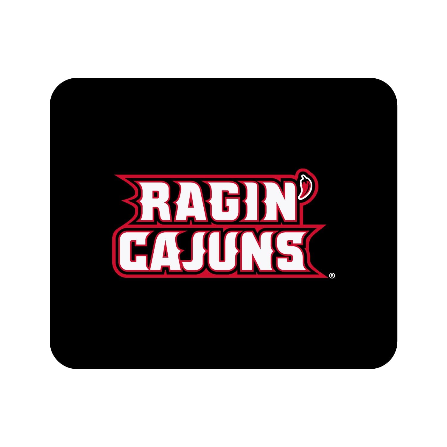 University of Louisiana at Lafayette Mouse Pad - Classic Black Fabric Gaming & Office Desk Mat for Computers, Laptops - Perfect for Work, Study & Gaming