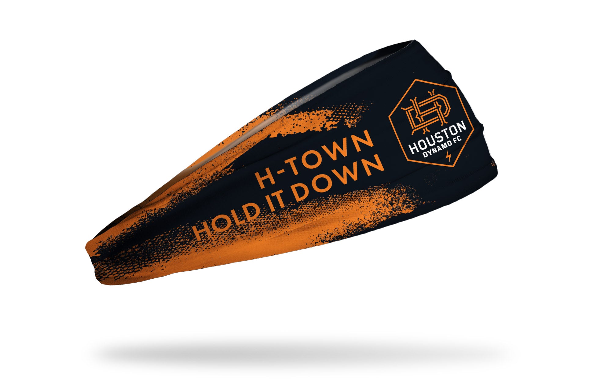 Houston Dynamo FC Rally Cry Big Bang Lite Headband - Moisture Wicking Sports Headband for Running, Soccer & Workouts - Unisex Adjustable Sweatband for Men & Women