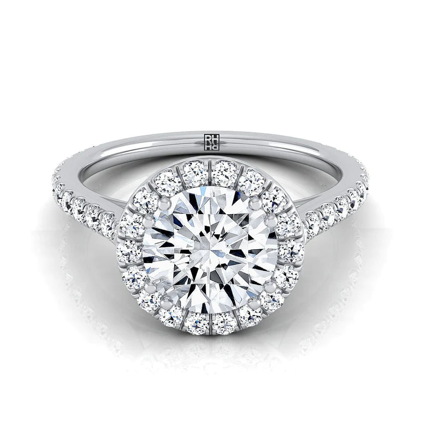 14K White Gold Lab Grown Diamond Ring for Women - Elegant Solitaire Engagement Wedding Band - Perfect for Proposals, Anniversaries & Special Occasions