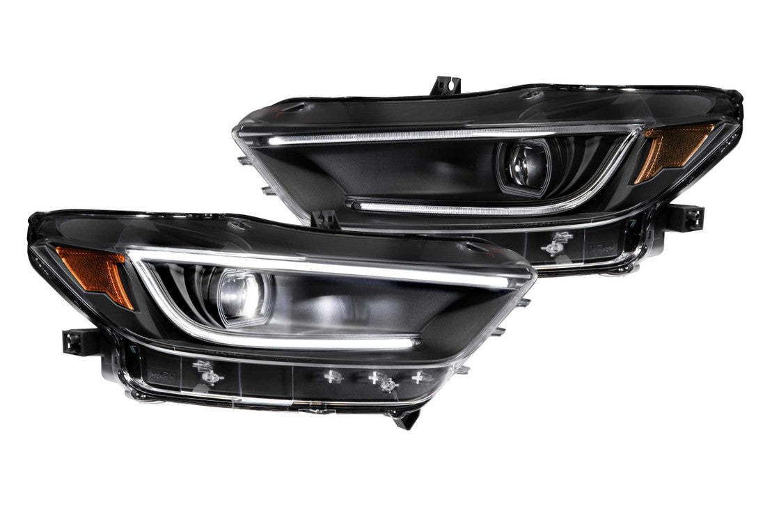 Ford Mustang (2015-2017) XB LED Headlights - Gen I Replacement Headlights for Improved Night Driving & Style Upgrade