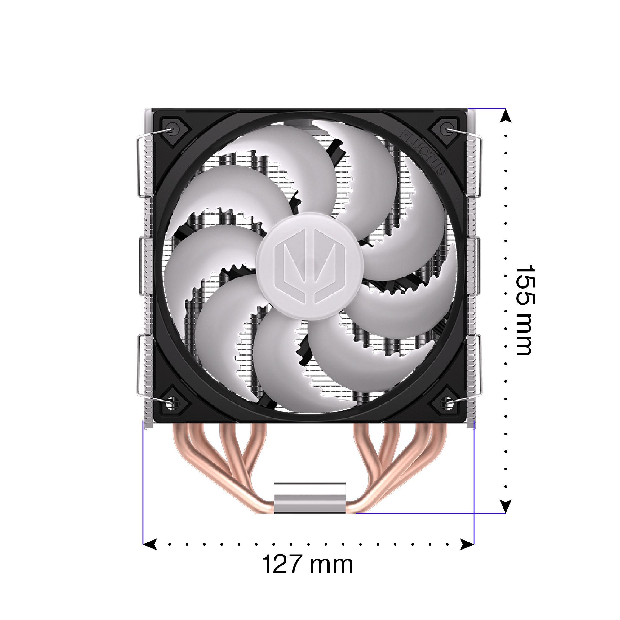 Endorfy Fera 5 ARGB CPU Air Cooler - High Performance Cooling for Intel/AMD Processors - Perfect for Gaming PCs & Workstations (EY3A007)