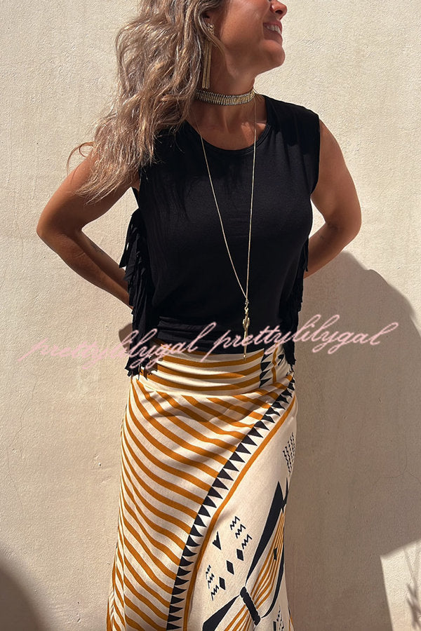 Stylish Told You So Girl Cotton Blend Tassel Trim Relaxed Top for Women | Casual Boho Chic Blouse | Perfect for Summer Outings, Beach Vacations & Music Festivals