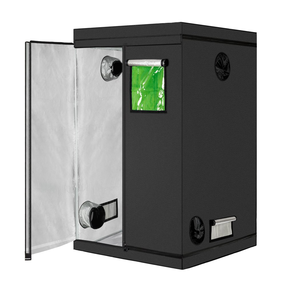 Goujxcy Removable Hydroponic Grow Tent with Observation Window - Indoor Gardening System for Herbs, Vegetables & Plants (47x47x79 Inches) - Perfect for Home, Greenhouse & Urban Farming