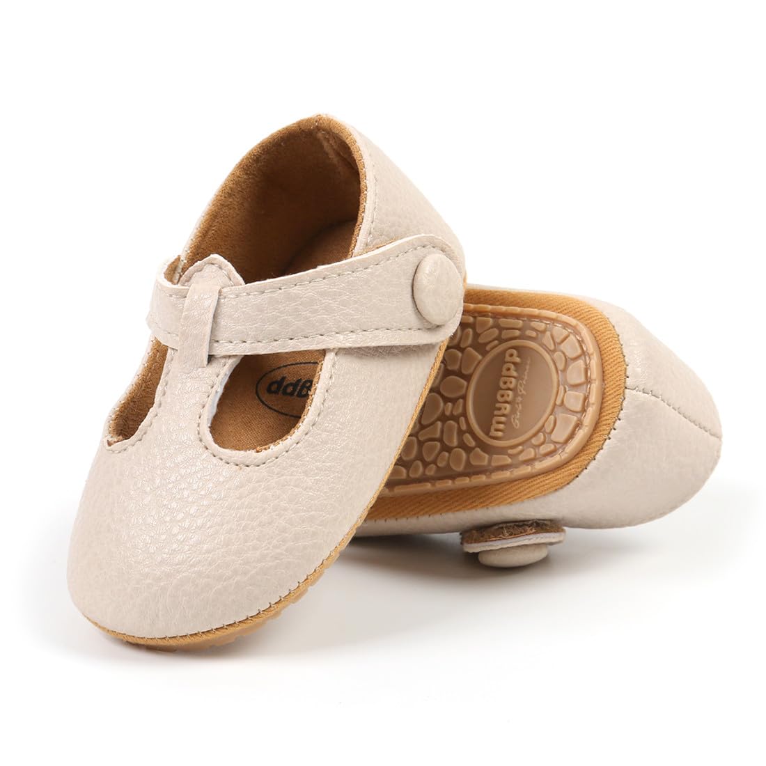 Baby Girls Soft Sole Mary Jane Shoes for Infant Toddler - First Walkers, Prewalkers, Crib Shoes - Comfortable Flat Princess Shoes for Wedding, Party & Special Occasions