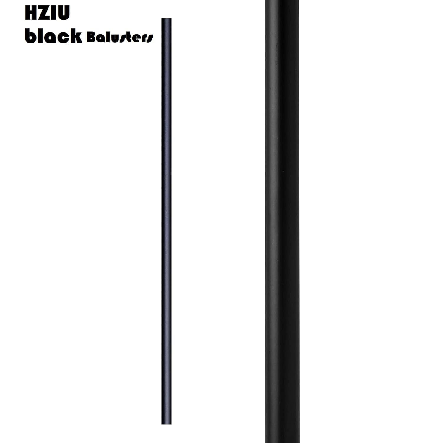 30 Pack Black Metal Stair Balusters - 3/4