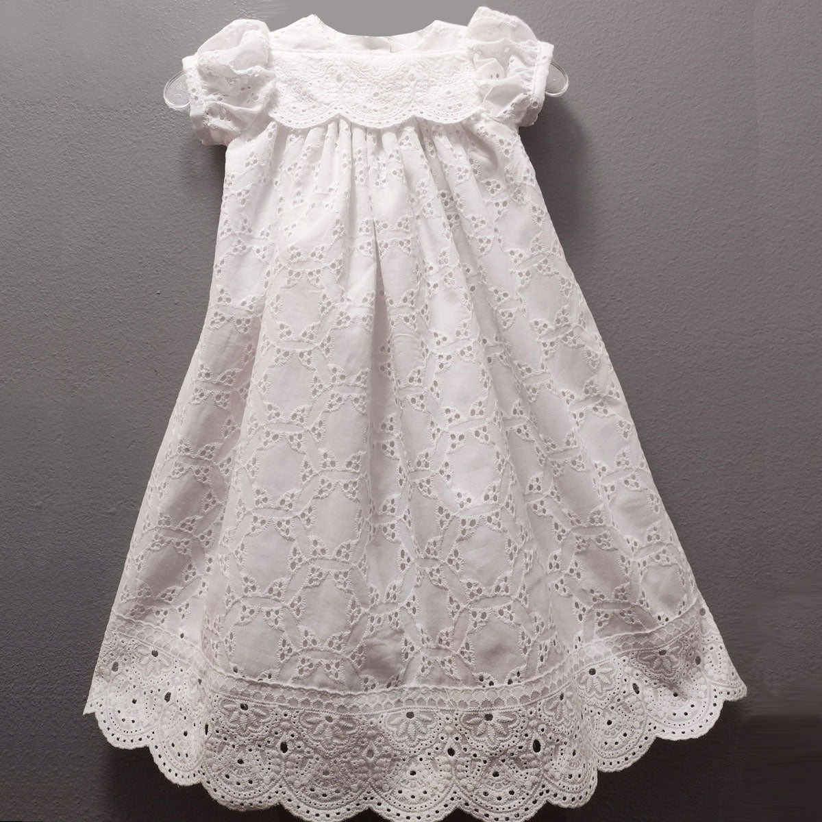 Brea Blessing Gown - Elegant Christening Dress for Baby Girls | Perfect for Baptism, First Communion & Special Occasions