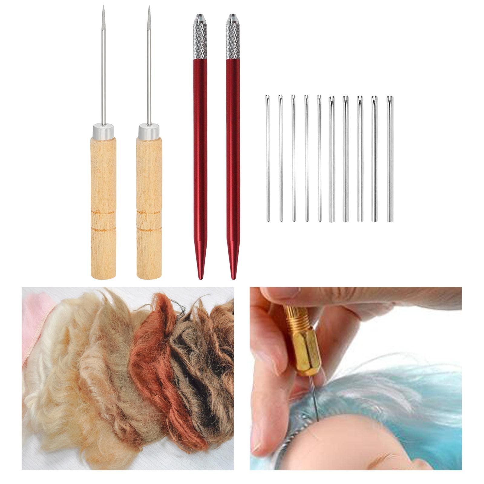 Doll Hair Rooting Tools Kit - DIY Doll Making Supplies for Crafting & Repair