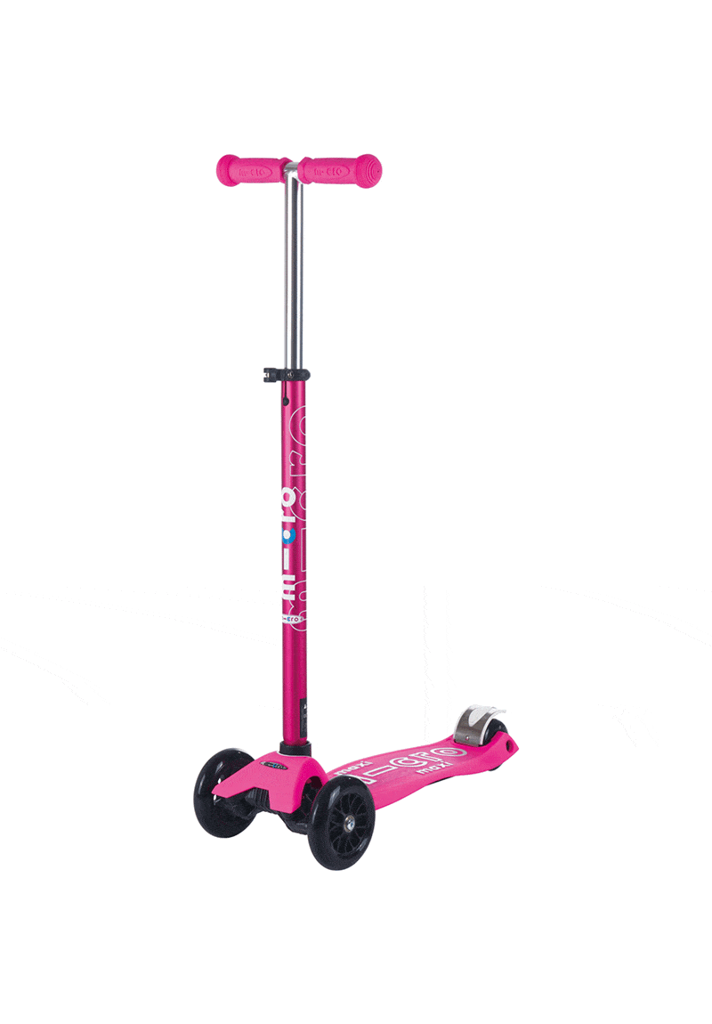 Micro Kickboard Maxi DELUXE Scooter for Kids - 3 Wheel Light Up Kick Scooter with Adjustable Handlebar - Perfect for Outdoor Play, Commuting & Neighborhood Fun
