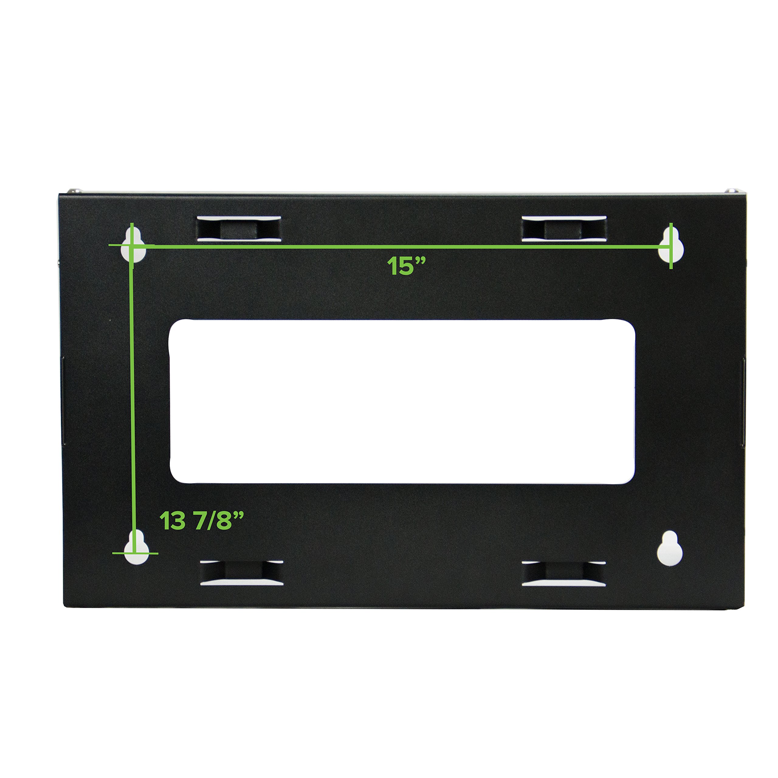 NavePoint 9U Wall Mount Patch Panel Rack for 19