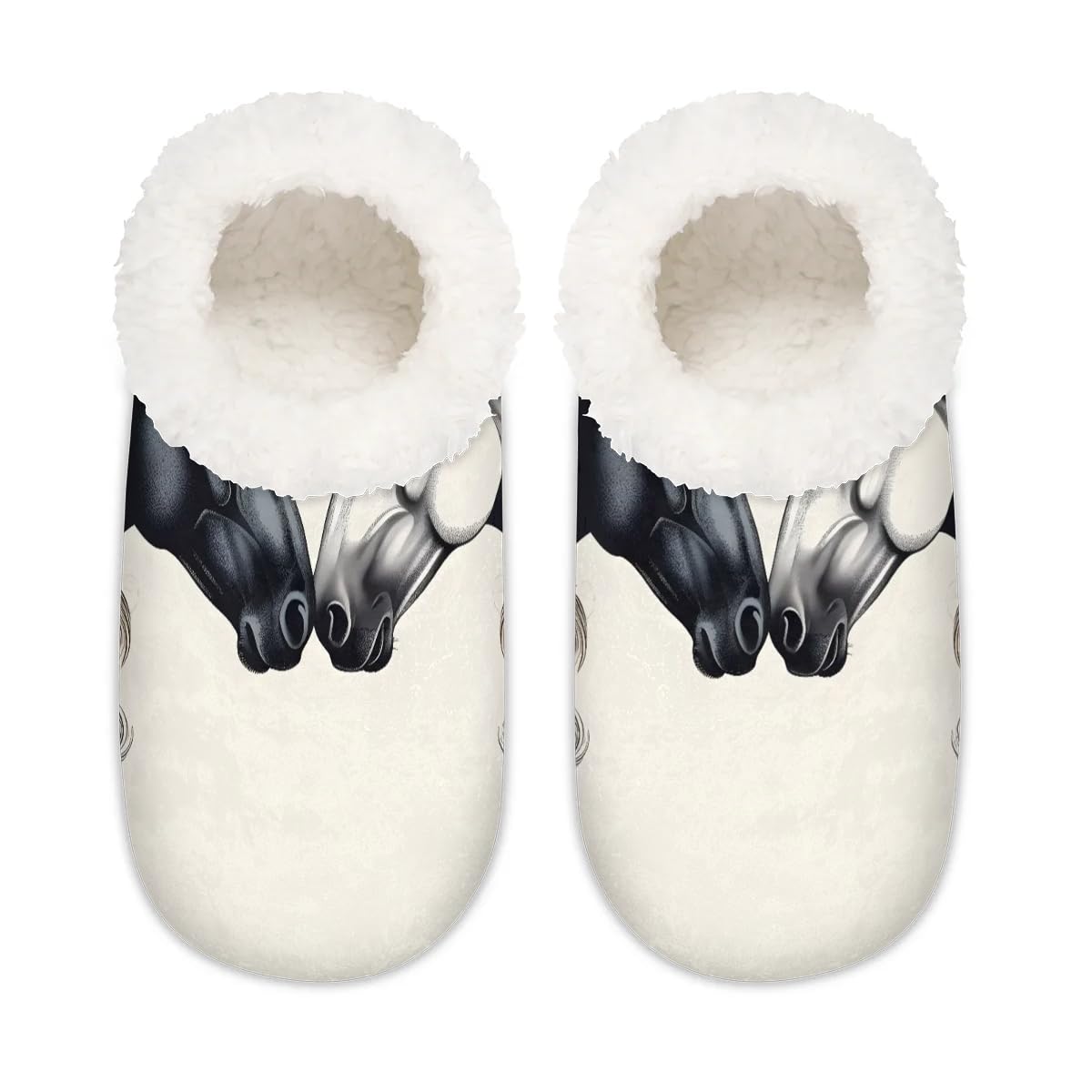 Comfortable Closed Back Slippers for Women & Men - Warm Fuzzy House Shoes for Indoor & Outdoor Use - Perfect for Winter, Lounging at Home, and Quick Outdoor Errands
