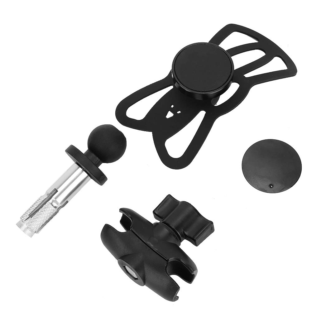 Universal Motorcycle Phone Mount Holder - Adjustable Stem & Yoke Navigation Bracket for iPhone Android Smartphones | Perfect for GPS Navigation & Adventure Riding