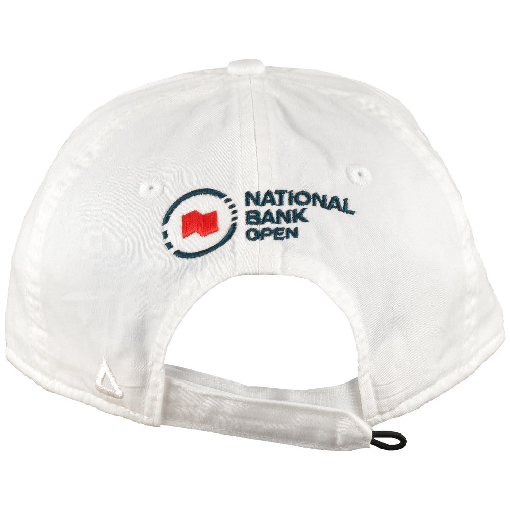 NBO Toronto Elite Cotton Velcro Adjustable Baseball Cap - White | Unisex Sporty Hat for Men & Women | Perfect for Running, Golf, and Outdoor Activities