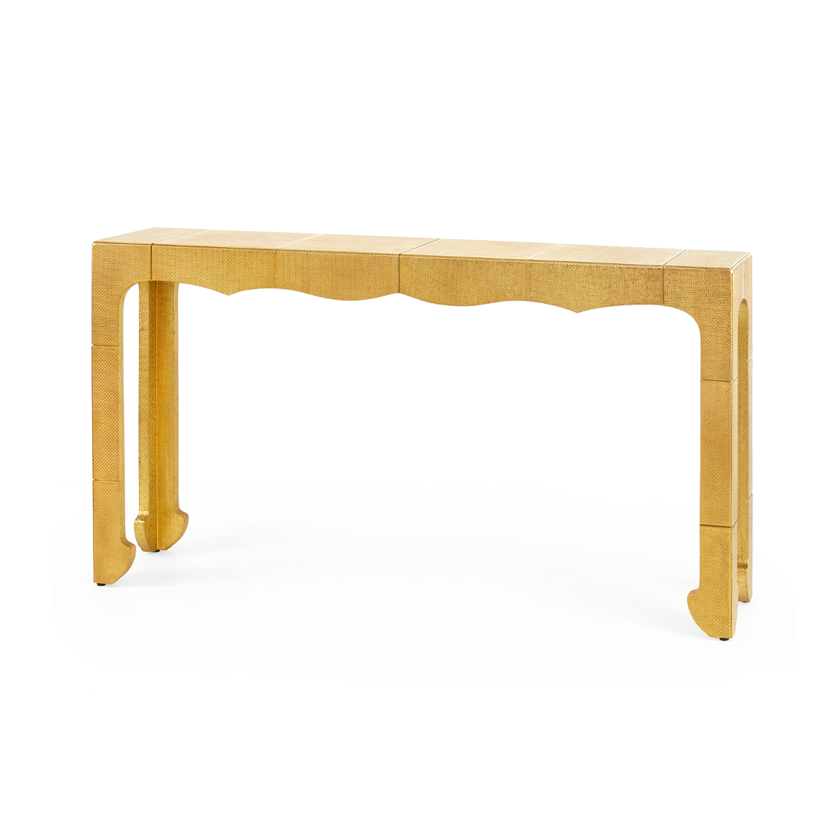 Hollywood Style Brass Console Table - Elegant Entryway Sofa Table for Living Room, Hallway & Foyer Decor - Perfect for Home, Office & Hotel Lobby