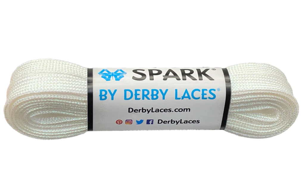 Derby Laces 96 Inch - Premium Spark Roller Skate Laces for Derby Skating & Roller Derby Competitions | Durable & Stylish Skate Shoe Laces for Roller Skates, Quad Skates & Rollerblades