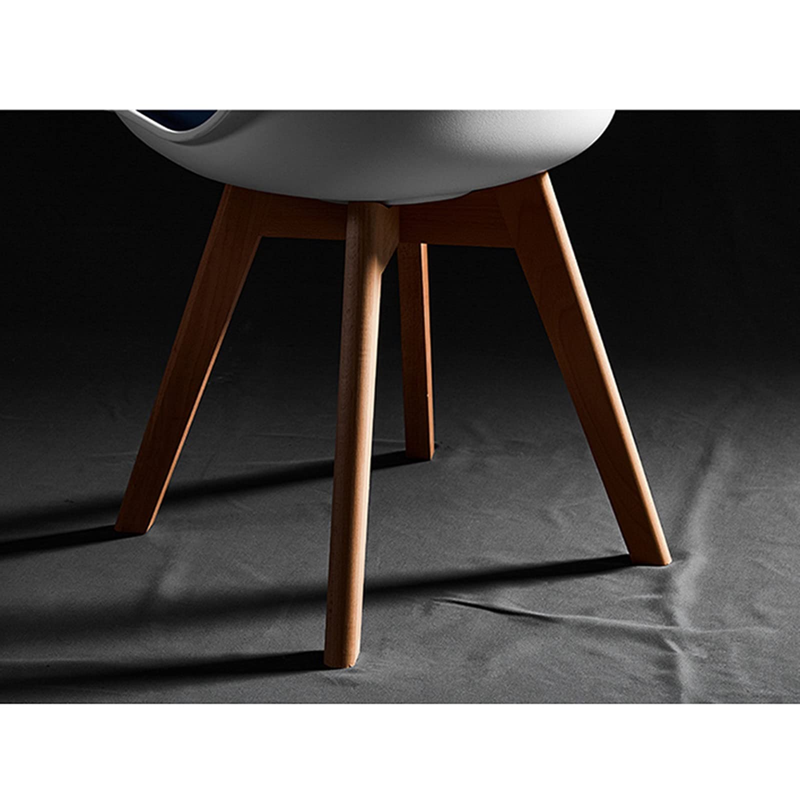 Modern Upholstered PU Faux Leather Dining Chairs with Beech Wood Legs - Set of 4 Contemporary Kitchen & Dining Room Chairs for Home, Restaurant, Office - Comfortable Side Chairs for Living Room & Bedroom (Yellow) - Perfect for Family Gatherings, Dinner Parties & Home Decor