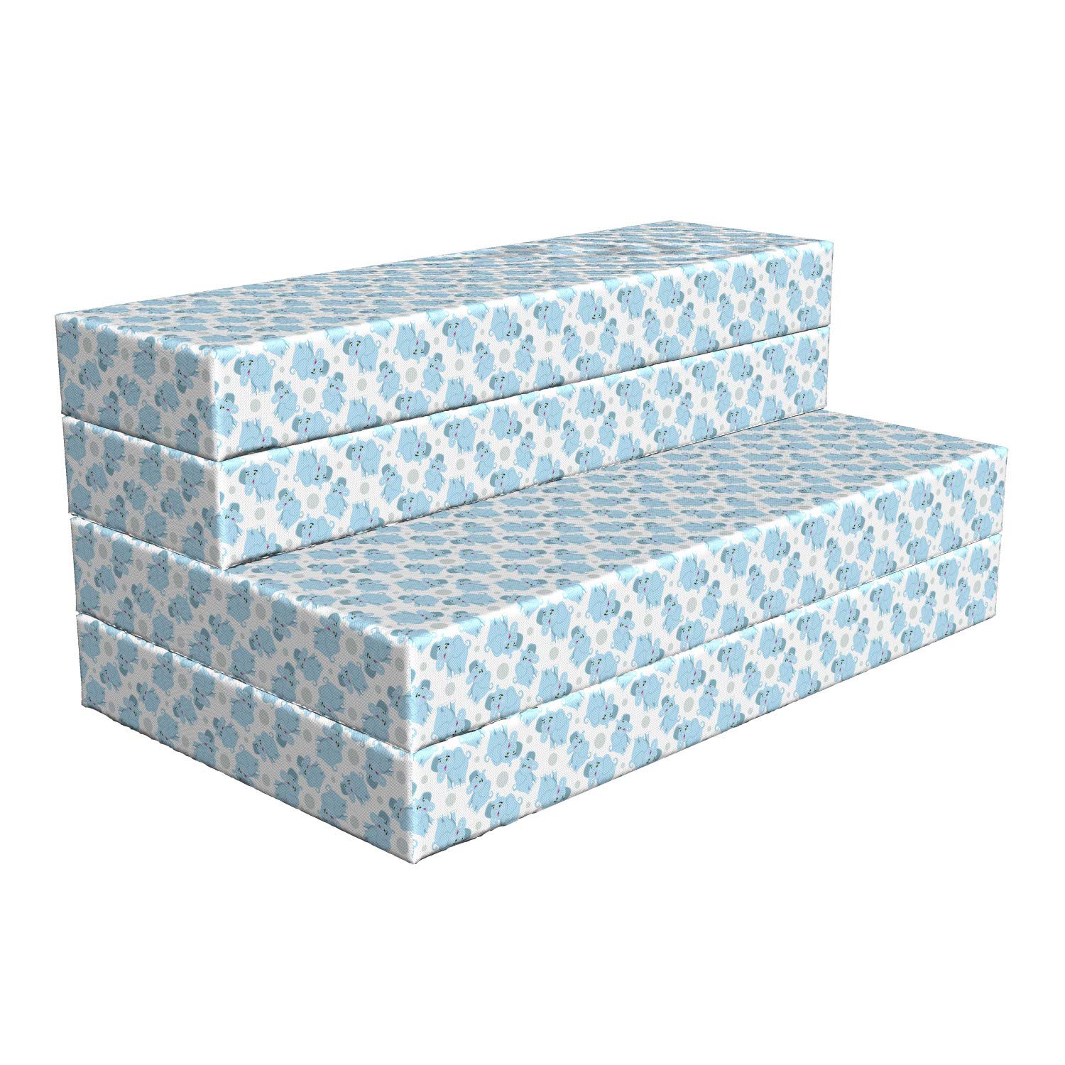 Ambesonne Animal Cartoon Foldable Mattress - Happy Design, 78.7