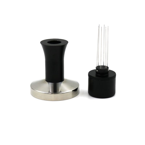 Professional Rhino WDT Tool & Tamper Combo for Espresso - Perfect for Baristas & Home Coffee Enthusiasts (Use for Even Coffee Grounds & Tamping Before Brewing)