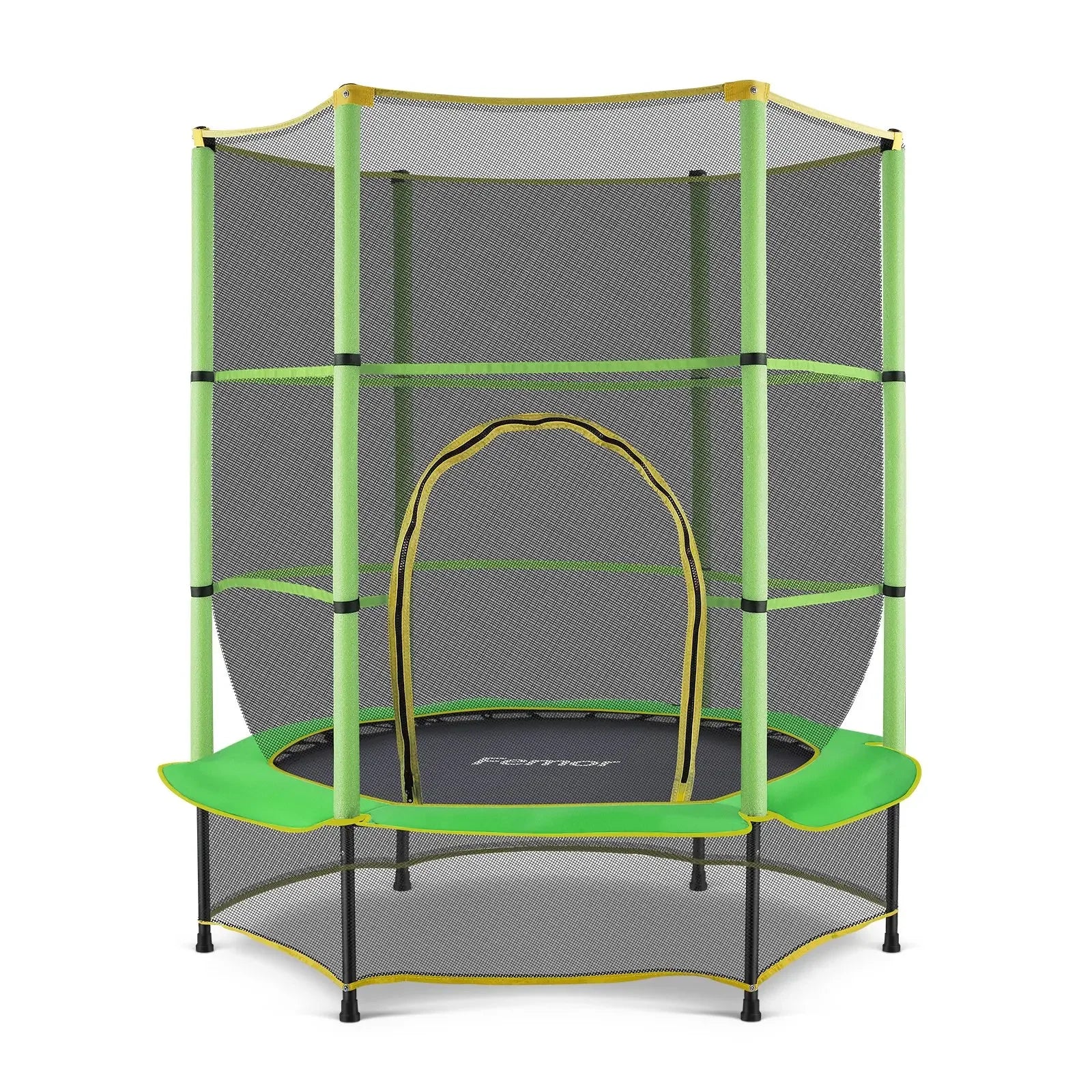 Best 140cm Mini Trampoline for Kids with Safety Net - Indoor & Outdoor Toddler Trampoline with Built-in Zipper | Perfect for Backyard Play, Exercise & Birthday Gifts