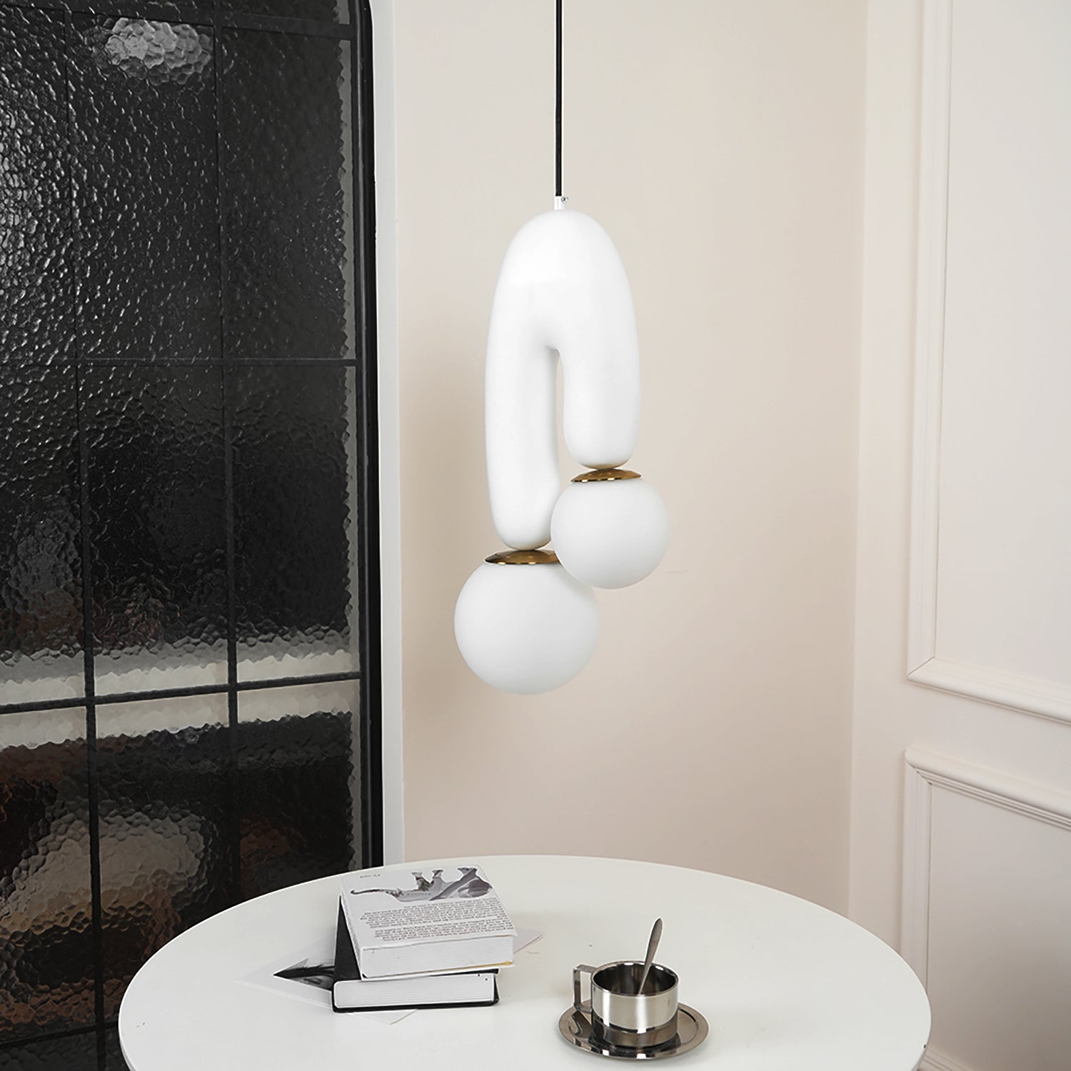 Modern Oo Smooth Pendant Light - Sleek Minimalist Ceiling Lamp for Dining Room, Kitchen Island, Bedroom & Living Room Decor