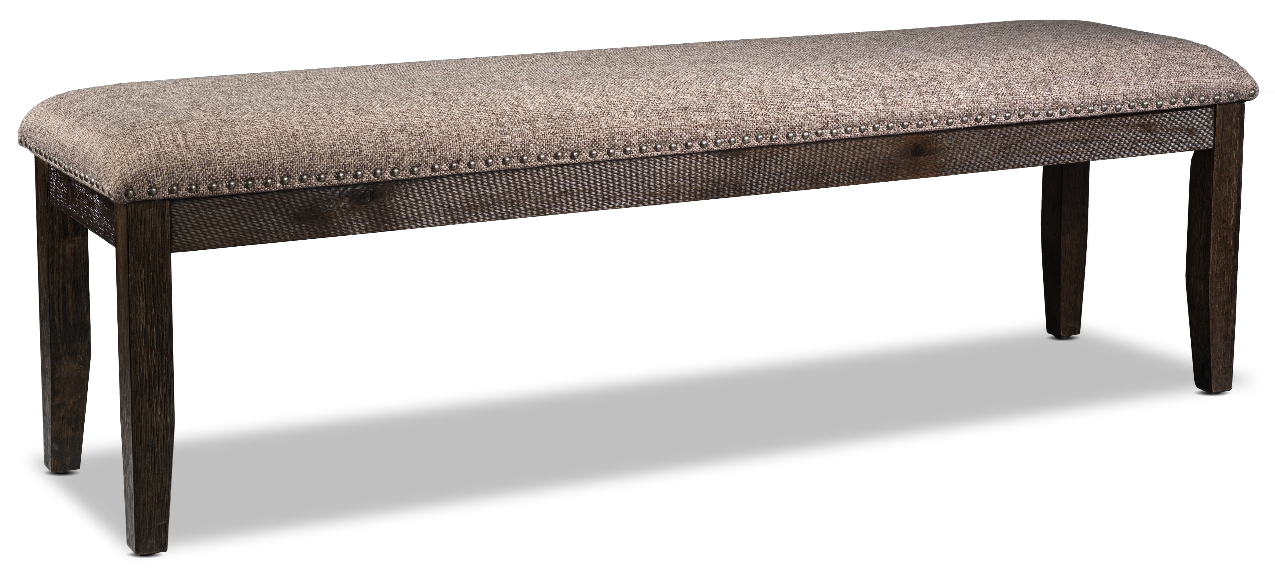 Cambridge Bench - Dark Brown Solid Wood Outdoor Garden Bench for Patio, Backyard, and Park Seating | Weather-Resistant & Durable Furniture