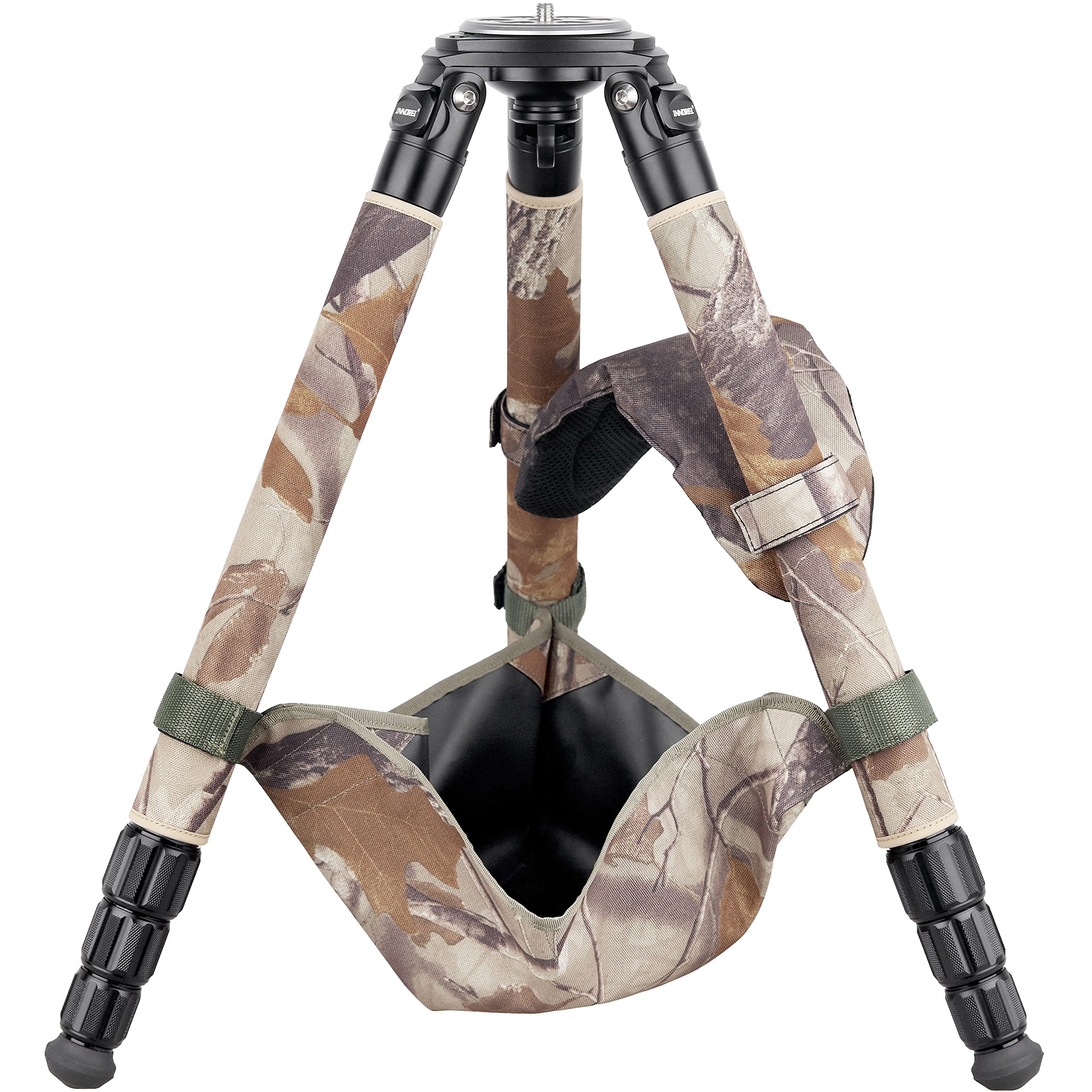 INNOREL LT324CM Carbon Fiber Tripod - Heavy Duty Camera Tripod Stand for DSLR, Bird Photography, Max Load 66lbs/30kg, 57in/146cm Height - Perfect for Travel, Outdoor Shooting & Professional Photography