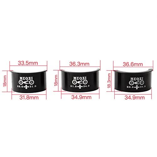 Shimano Front Derailleur Clamp Adapter Kit - 28.6mm, 31.8mm, 34.9mm Sizes for Bike Derailleur Adjustment | Perfect for Mountain & Road Bikes