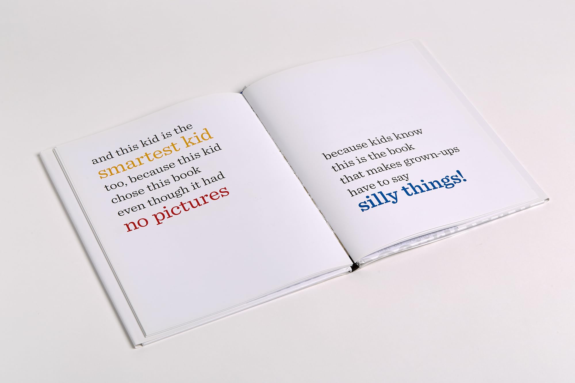 The Book with No Pictures - Hilarious Interactive Children's Storybook for Read-Aloud Fun | Perfect for Bedtime Stories, Classroom Activities & Family Bonding