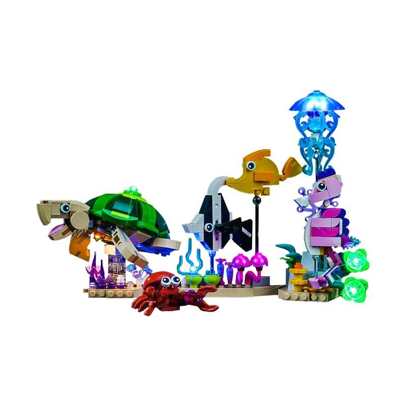 LEGO Creator 3 in 1 Sea Animals 31158 Light Kit - LED Lighting Set for LEGO Building Blocks - Perfect for Night Display & Room Decoration