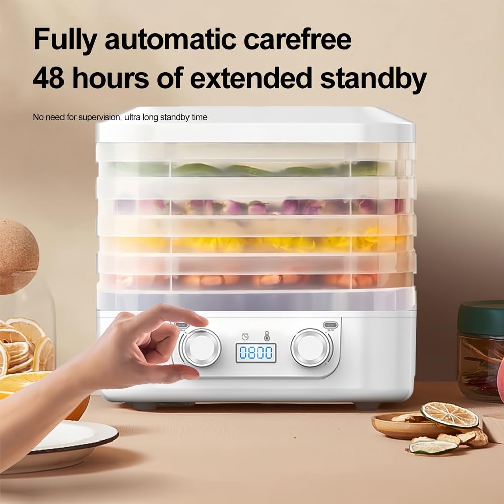 2025 New Food Freeze Dryer Machine for Home - Digital Adjustable Timer & Temperature Control - Dehydrate Candy, Snacks, Beef, Fruits, Meat & Vegetables - Perfect for Food Preservation, Camping & Emergency Prep (Blue)