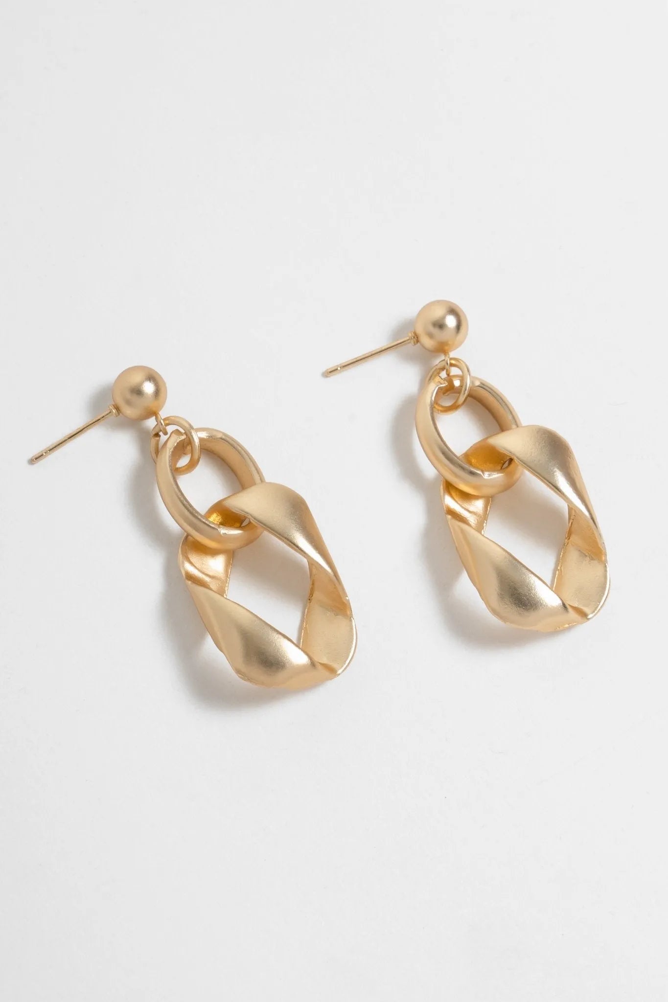 14K Gold Cuban Chain Earrings for Women - Dainty Hoop Earrings for Everyday Wear, Gift Giving & Special Occasions