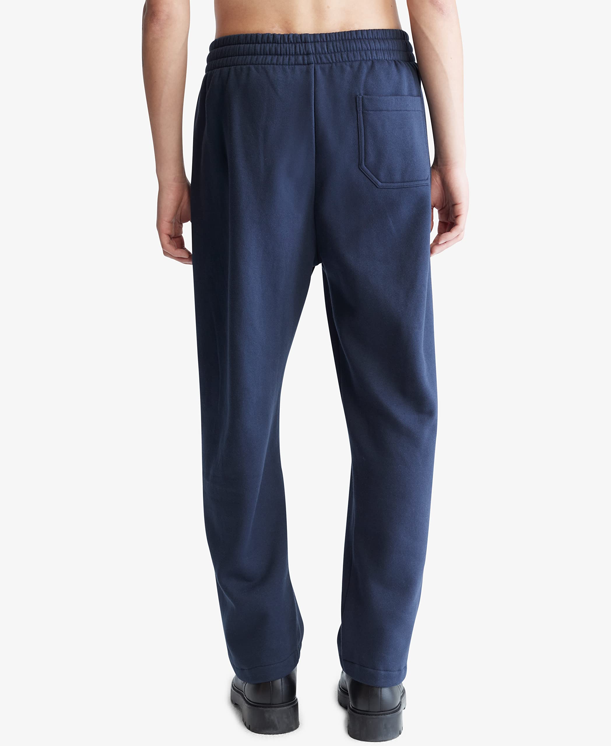 Calvin Klein Men's Fleece Jogger Pants with Logo - Soft Comfortable Lounge Pants for Casual Wear, Gym, and Home Relaxation