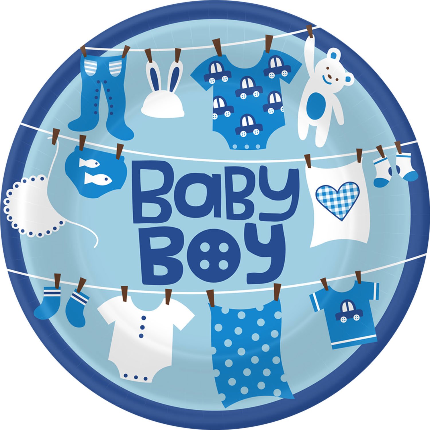 Adorable Button-Themed Lunch Plates for Boys - Perfect for School, Picnics & Kids' Parties | BPA-Free & Durable