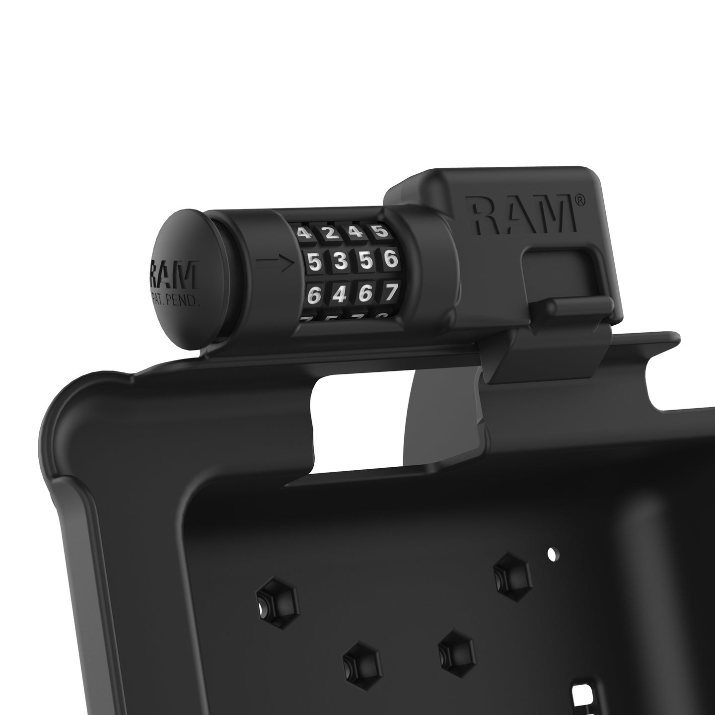 GDS® Secure Combo Locking Powered Dock for Zebra ET5x 8.3 & 8.4 Series (RAM HOL ZE10PCLU) - Ideal for Warehouse, Retail & Logistics Charging Stations