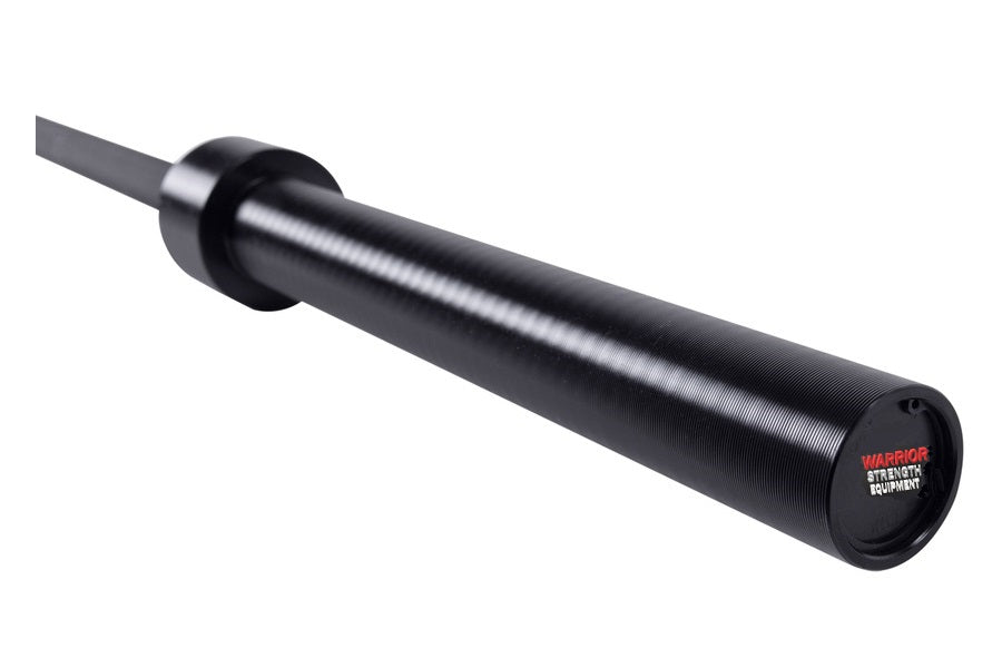 Warrior 8 Bearing Cerakote Olympic Barbell - All Black Weightlifting Bar for CrossFit, Powerlifting & Home Gym Training