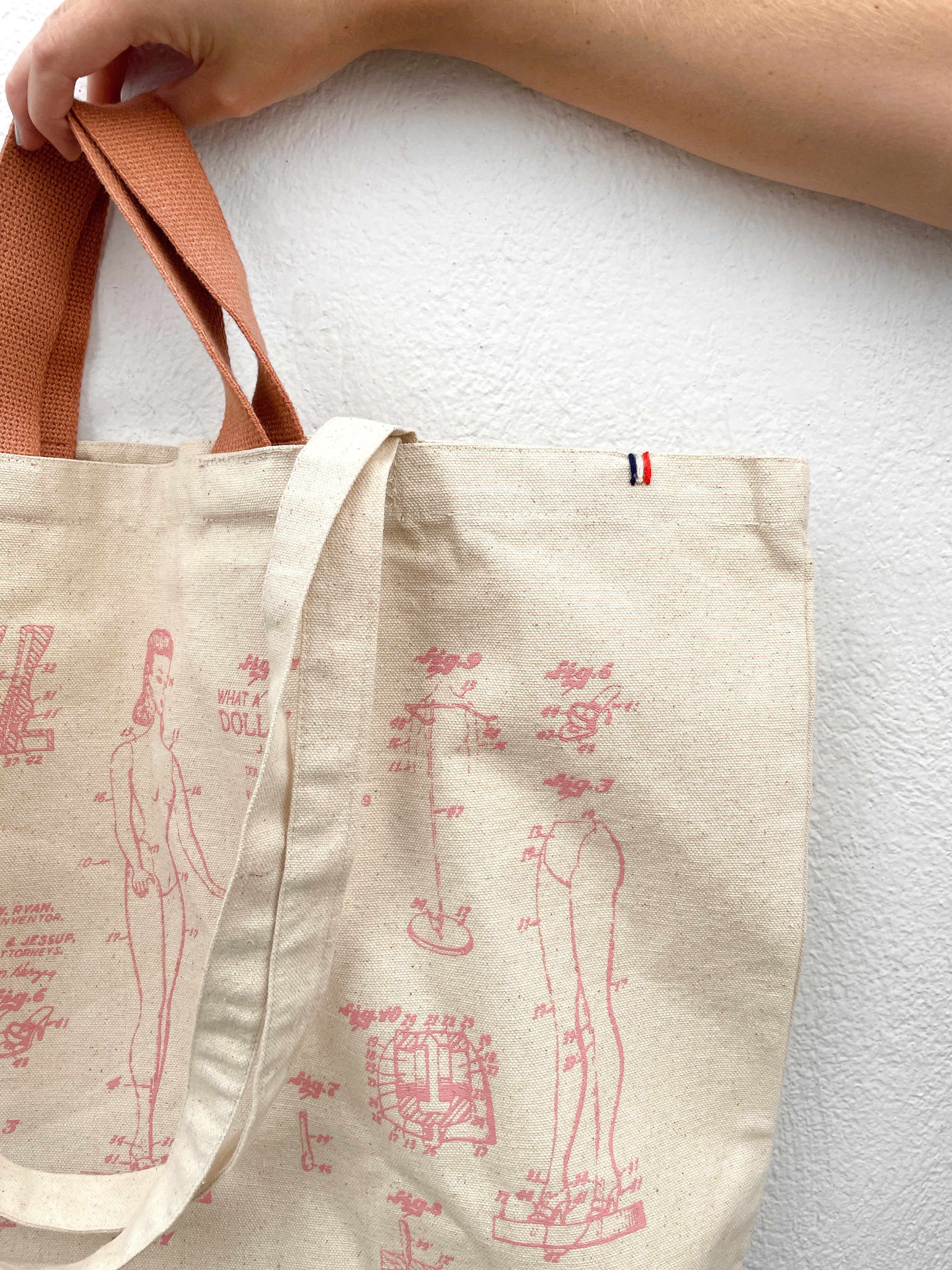 Barbie™ x Wallshoppe Tote Bag by Clare V. - Limited Edition Crossbody Purse for Women | Fashion Accessory for Work, Travel & Everyday Use